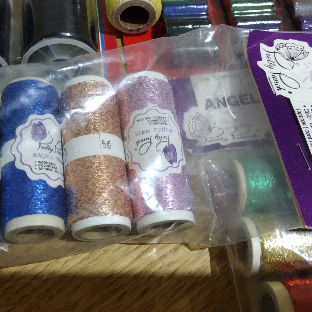 Angel Hair-Pak Decorative Metallic Thread Packs - Multi Color - Picture 7 of 7